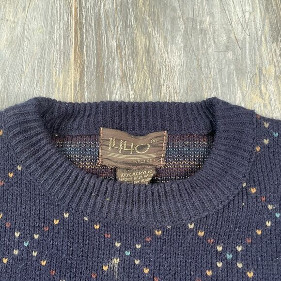 Vintage Diamond Knit Sweater - Picture 2 of 3